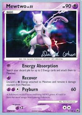 Mewtwo LV.51 (9/100) (Stallgon - David Cohen) [World Championships 2009] Pokémon