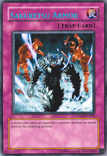 Sakuretsu Armor (Blue) [DL09-EN018] Rare Yu-Gi-Oh!