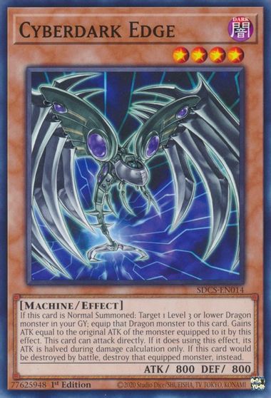 Cyberdark Edge [SDCS-EN014] Common Yu-Gi-Oh!