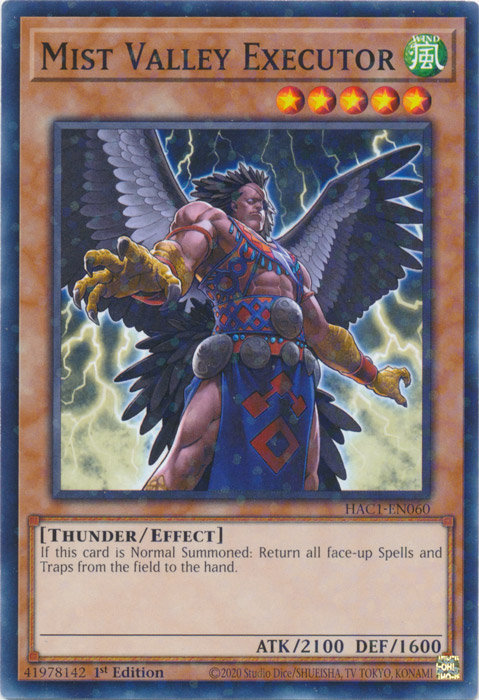 Mist Valley Executor (Duel Terminal) [HAC1-EN060] Common Yu-Gi-Oh!