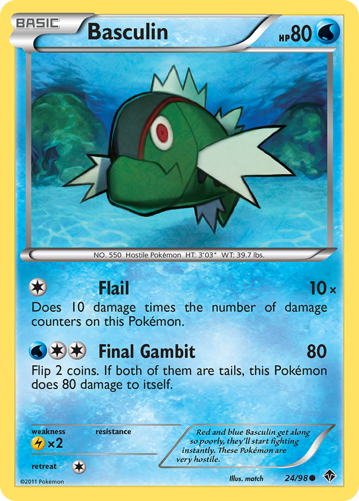 Basculin (24/98) [Black & White: Emerging Powers] Pokémon