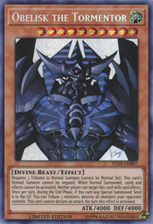 Obelisk the Tormentor [TN19-EN007] Prismatic Secret Rare