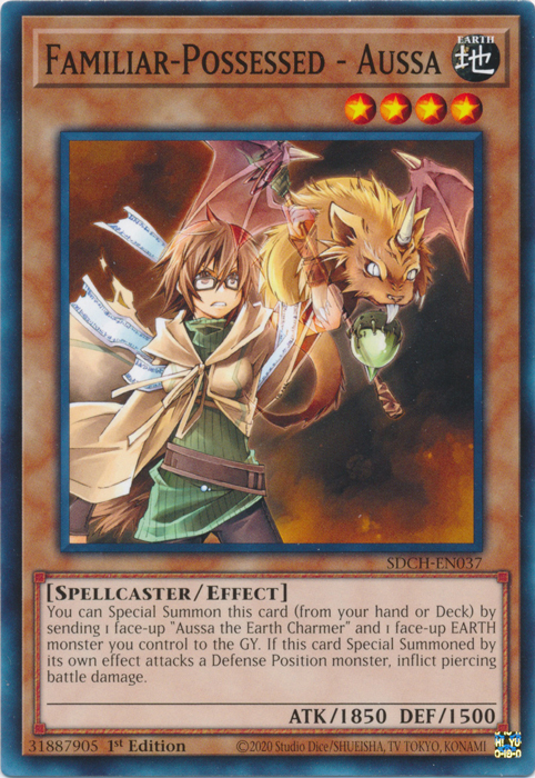 Familiar-Possessed - Aussa [SDCH-EN037] Common Yu-Gi-Oh!