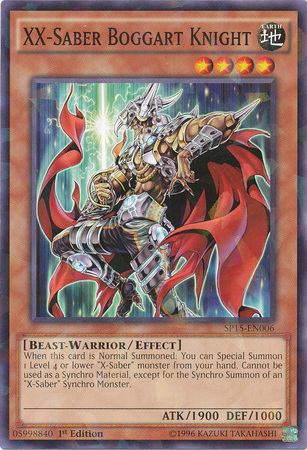 XX-Saber Boggart Knight [SP15-EN006] Shatterfoil Rare Yu-Gi-Oh!
