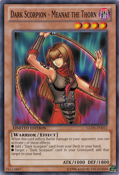 Dark Scorpion - Meanae the Thorn [GLD5-EN012] Common Yu-Gi-Oh!