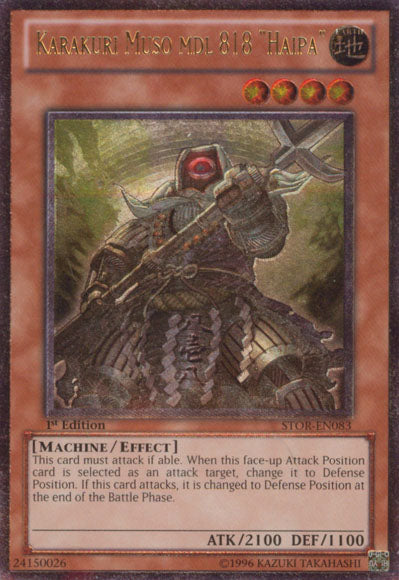 Karakuri Muso mdl 818 "Haipa" [STOR-EN083] Ultimate Rare Yu-Gi-Oh!