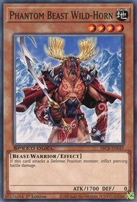 Phantom Beast Wild-Horn [SBCB-EN045] Common Yu-Gi-Oh!