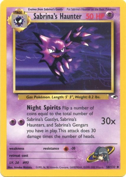 Sabrina's Haunter (58/132) [Gym Heroes Unlimited] Pokémon