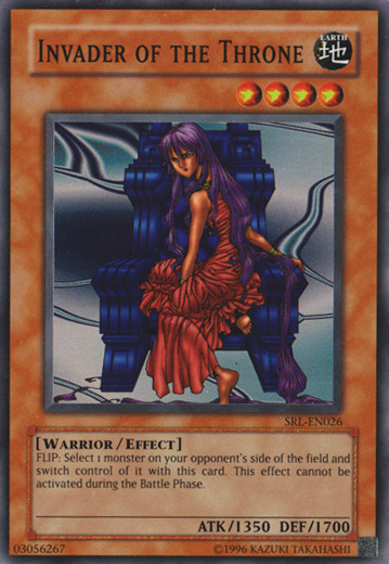 Invader of the Throne [SRL-026] Super Rare Yu-Gi-Oh!