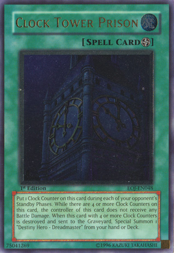 Clock Tower Prison [EOJ-EN048] Ultimate Rare Yu-Gi-Oh!