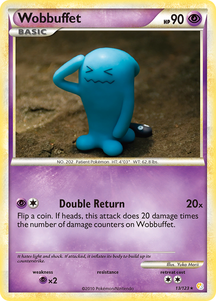 Wobbuffet (13/123) [HeartGold & SoulSilver: Base Set] Pokémon