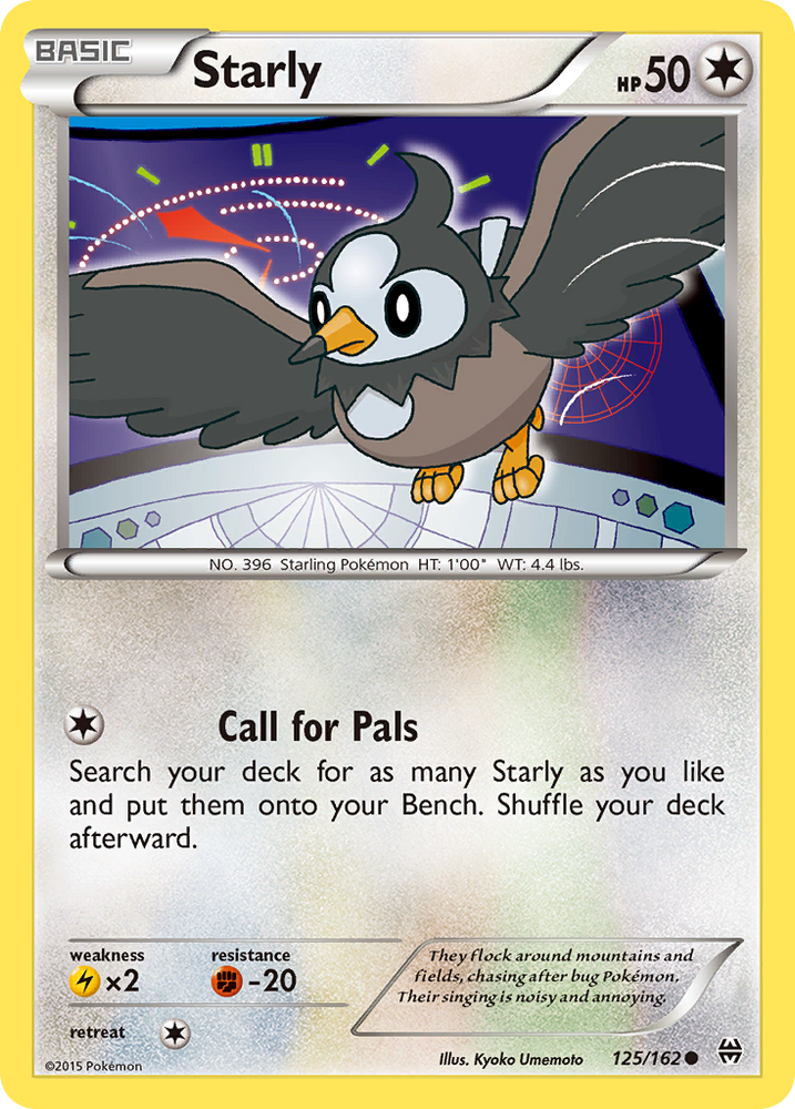 Starly (125/162) [XY: BREAKthrough] Pokémon