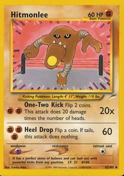 Hitmonlee (42/105) [Neo Destiny Unlimited] Pokémon