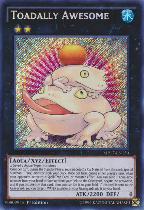 Toadally Awesome [MP17-EN150] Secret Rare Yu-Gi-Oh!