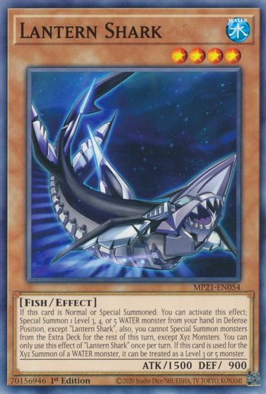Lantern Shark [MP21-EN054] Common Yu-Gi-Oh!