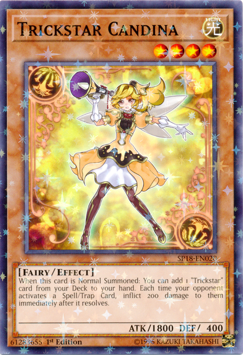 Trickstar Candina [SP18-EN020] Starfoil Rare Yu-Gi-Oh!