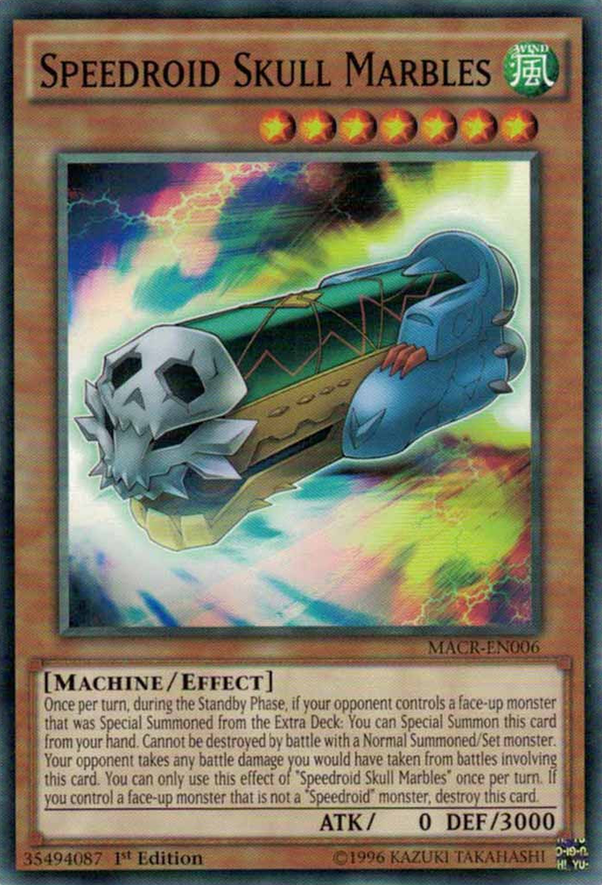 Speedroid Skull Marbles [MACR-EN006] Common Yu-Gi-Oh!
