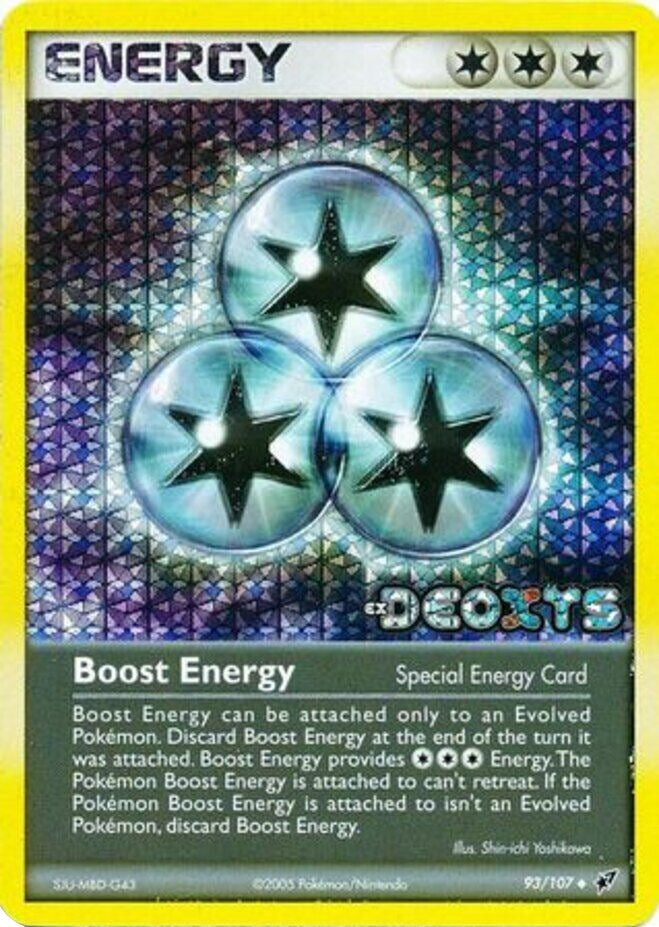 Boost Energy (93/107) (Stamped) [EX: Deoxys] Pokémon