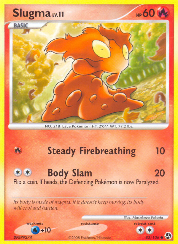 Slugma (83/106) [Diamond & Pearl: Great Encounters] Pokémon