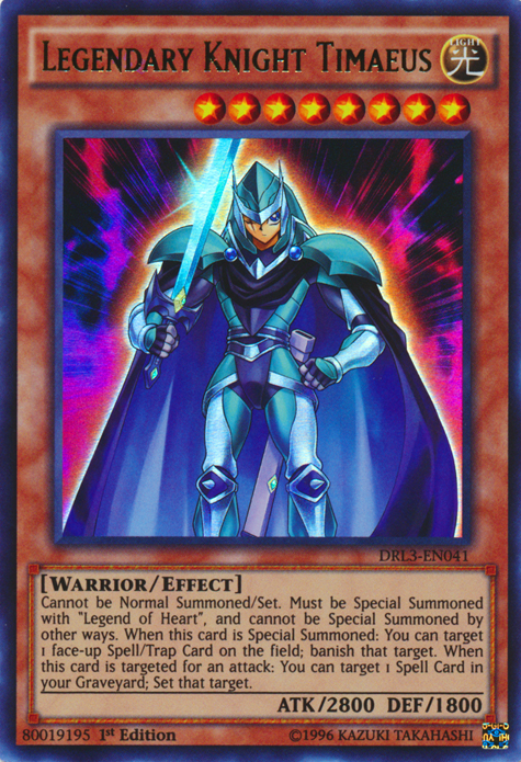Legendary Knight Timaeus [DRL3-EN041] Ultra Rare Yu-Gi-Oh!