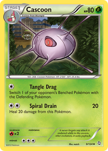 Cascoon (9/124) [Black & White: Dragons Exalted] Pokémon