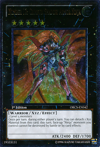 Number 12: Crimson Shadow Armor Ninja [ORCS-EN042] Ultimate Rare Yu-Gi-Oh!