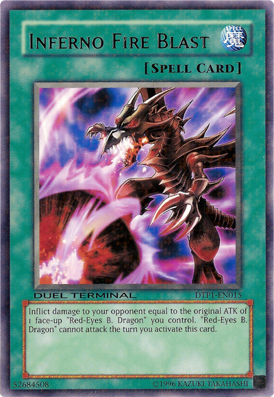 Inferno Fire Blast [DTP1-EN015] Rare Yu-Gi-Oh!