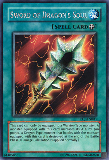 Sword of Dragon's Soul [PCJ-EN003] Prismatic Secret Rare Yu-Gi-Oh!