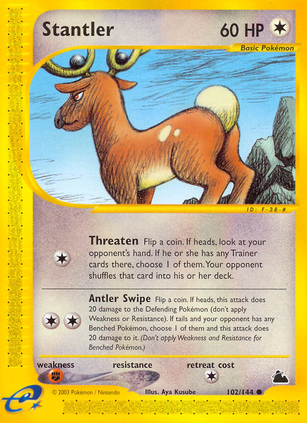 Stantler (102/144) [Skyridge] Pokémon