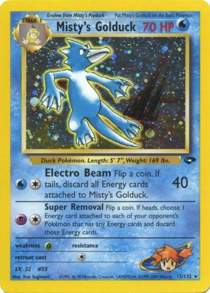 Misty's Golduck (12/132) [Gym Challenge Unlimited] Pokémon