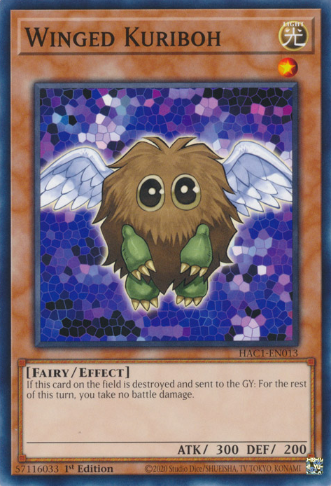 Winged Kuriboh [HAC1-EN013] Common Yu-Gi-Oh!