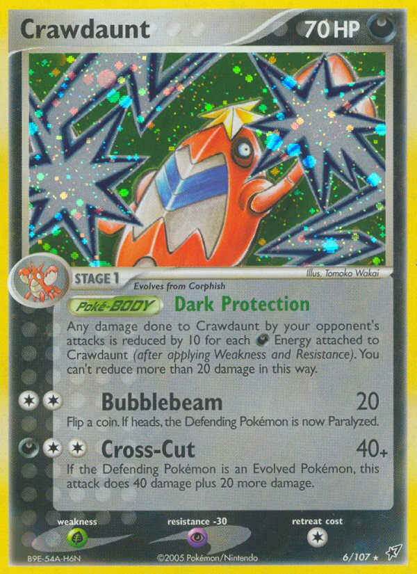 Crawdaunt (6/107) [EX: Deoxys] Pokémon