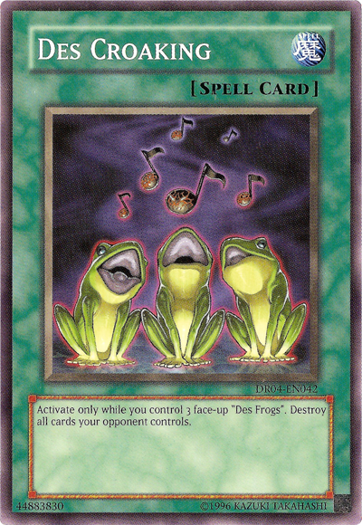 Des Croaking [DR04-EN042] Common Yu-Gi-Oh!
