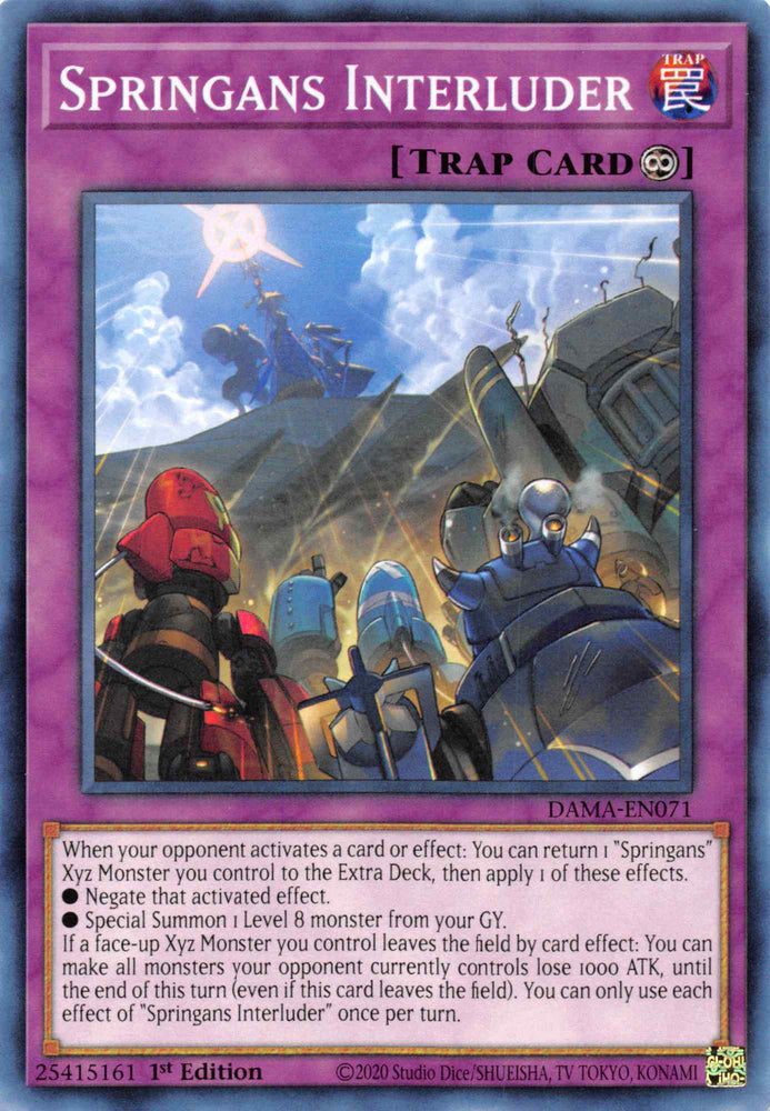 Springans Interluder [DAMA-EN071] Common Yu-Gi-Oh!