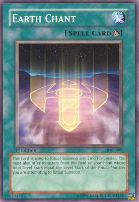 Earth Chant [IOC-099] Common Yu-Gi-Oh!