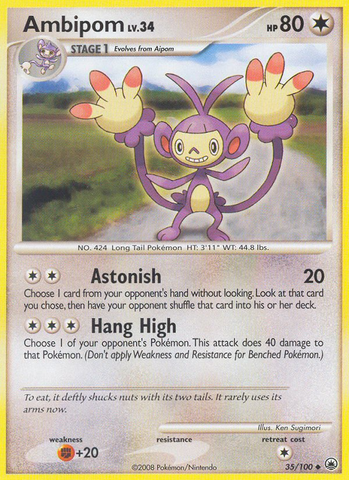 Ambipom (35/100) [Diamond & Pearl: Majestic Dawn] Pokémon