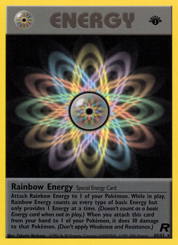 Rainbow Energy (80/82) [Team Rocket 1st Edition] Pokémon