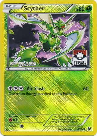 Scyther (4/108) (League Promo 2nd Place) [Black & White: Dark Explorers] Pokémon