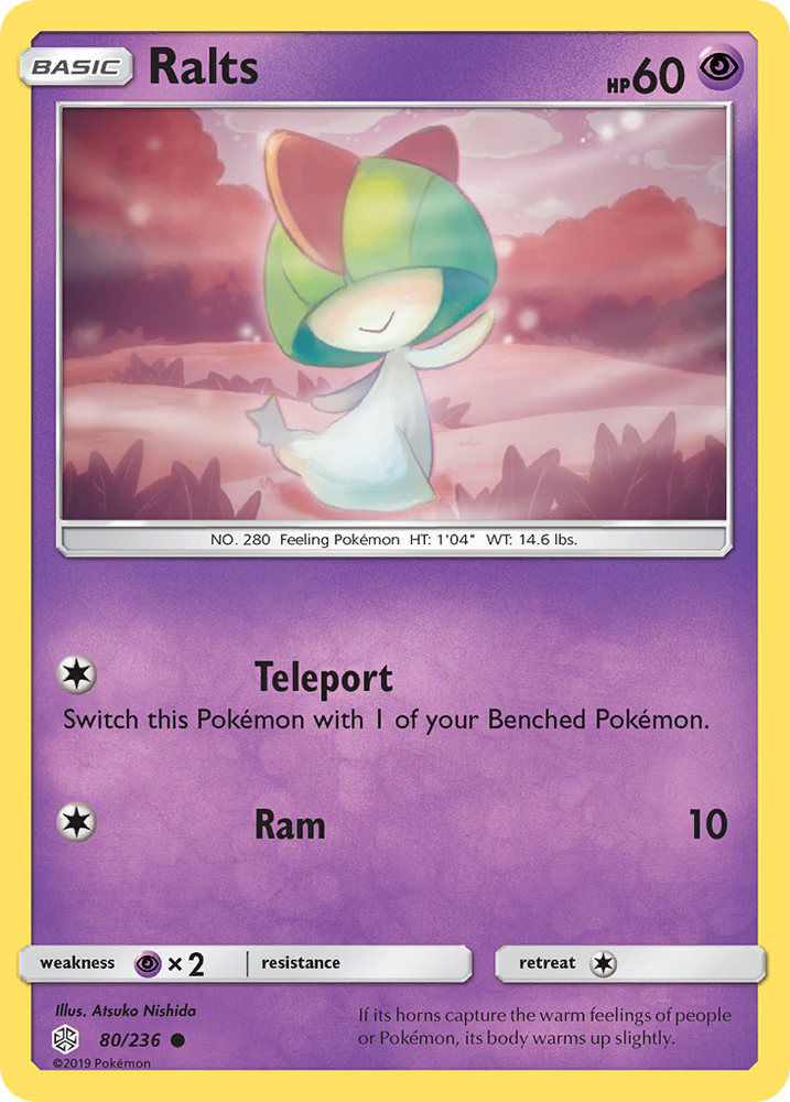 Ralts (80/236) [Sun & Moon: Cosmic Eclipse] Pokémon
