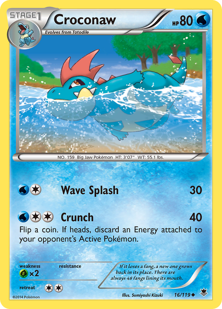 Croconaw (16/119) [XY: Phantom Forces] Pokémon