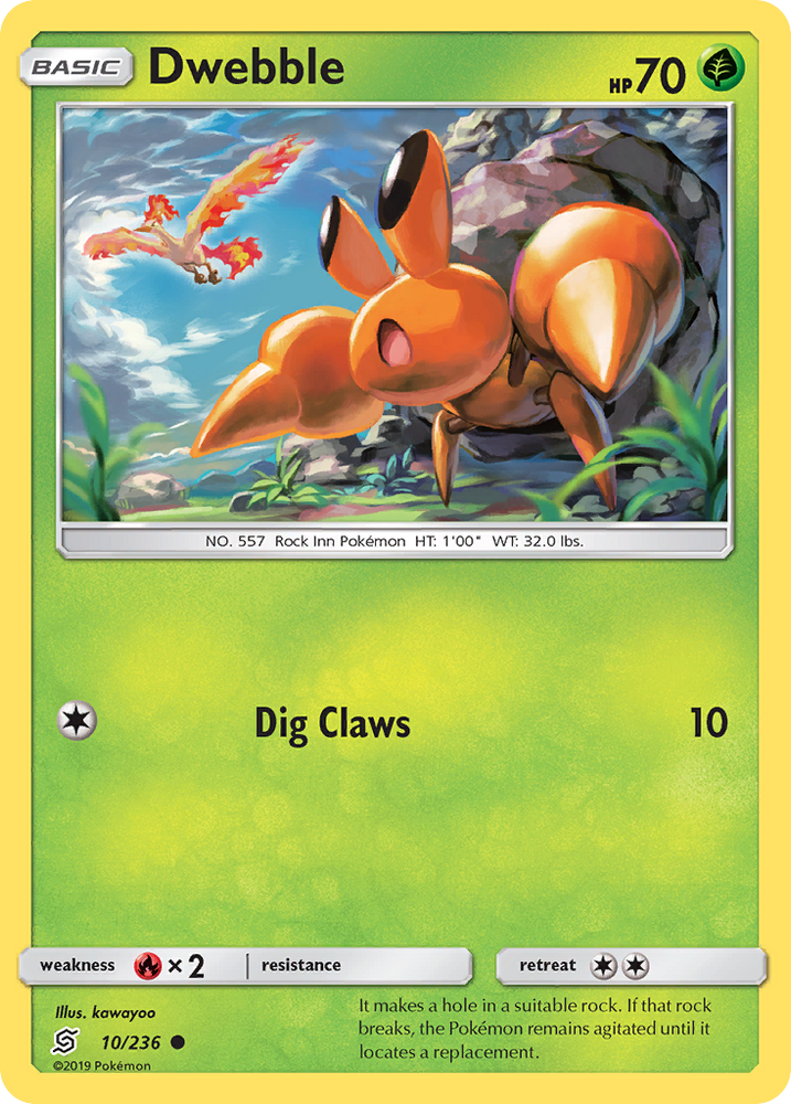 Dwebble (10/236) [Sun & Moon: Unified Minds] Pokémon