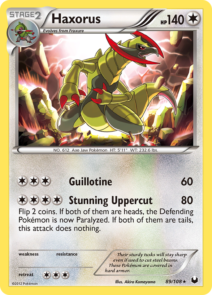Haxorus (89/108) [Black & White: Dark Explorers] Pokémon