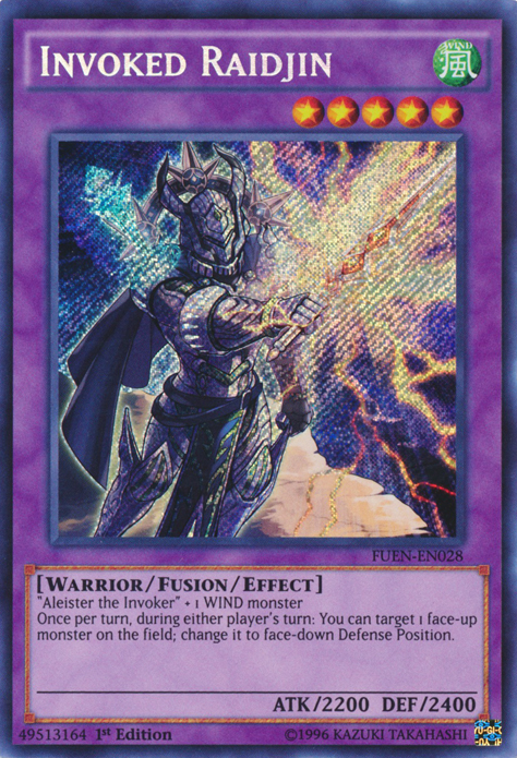 Invoked Raidjin [FUEN-EN028] Secret Rare Yu-Gi-Oh!