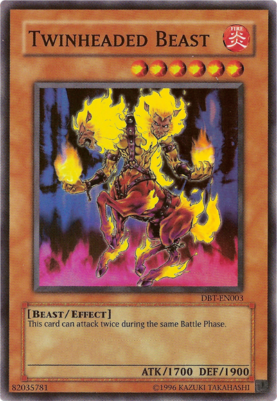 Twinheaded Beast [DBT-EN003] Super Rare Yu-Gi-Oh!