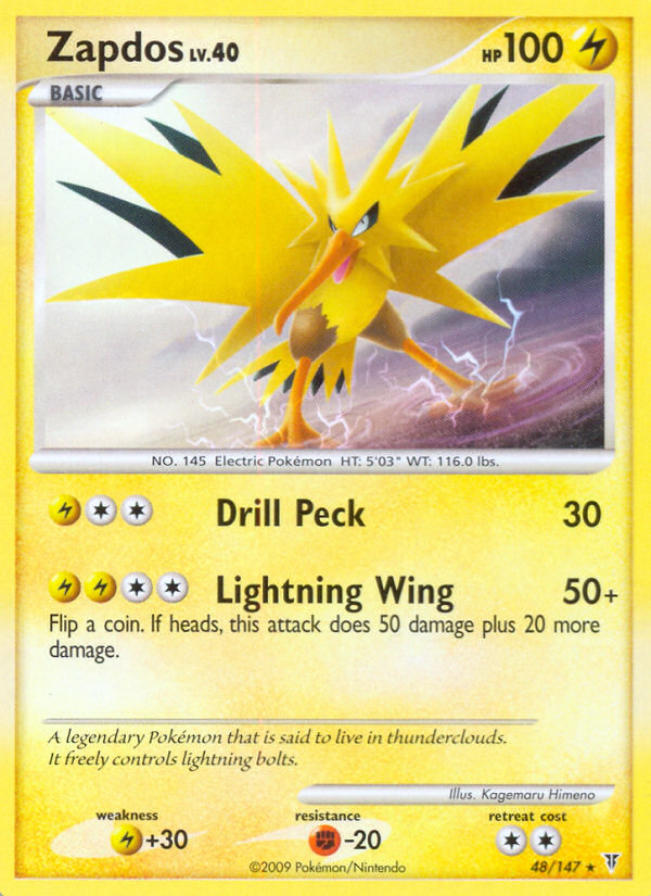 Zapdos (48/147) [Platinum: Supreme Victors] Pokémon