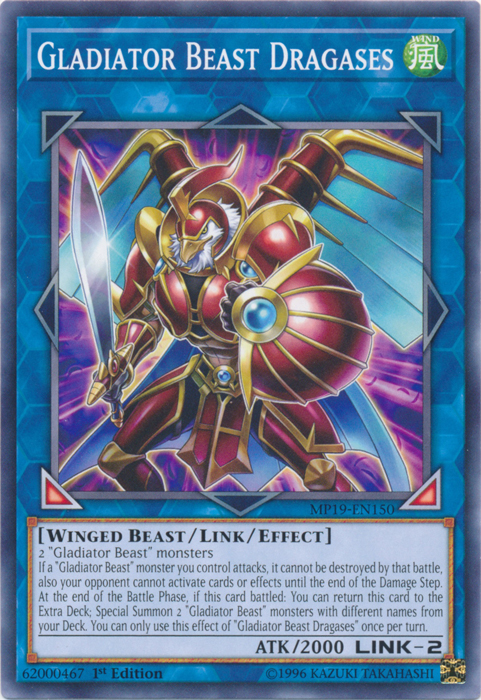 Gladiator Beast Dragases [MP19-EN150] Common Yu-Gi-Oh!