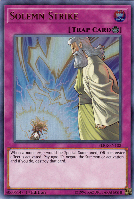 Solemn Strike [BLRR-EN102] Ultra Rare Yu-Gi-Oh!
