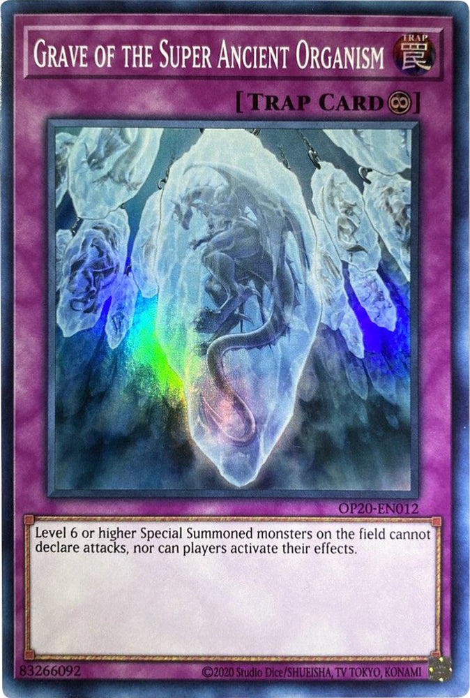Grave of the Super Ancient Organism [OP20-EN012] Super Rare Yu-Gi-Oh!