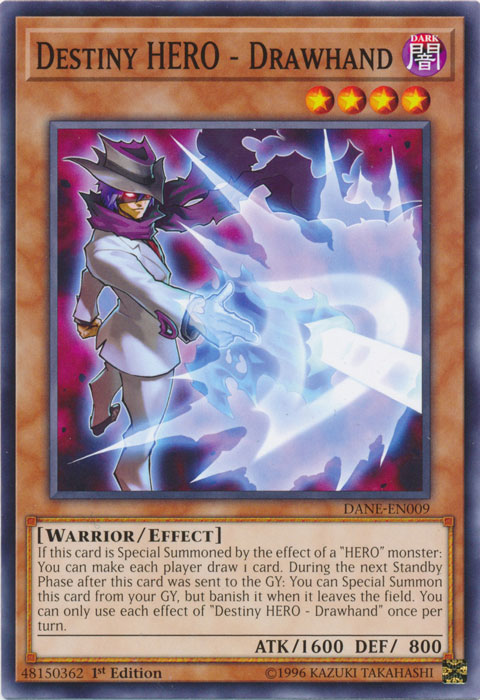 Destiny HERO - Drawhand [DANE-EN009] Common Yu-Gi-Oh!