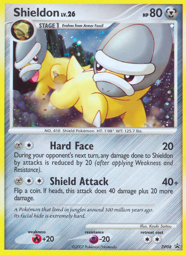 Shieldon (DP08) [Diamond & Pearl: Black Star Promos] Pokémon